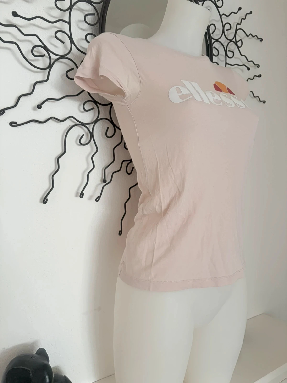 🔵 Camiseta Ellesse Rosa Pálido Logo Bicolor – photo 4